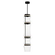 Syndicate 4-Light LED Pendant in Black