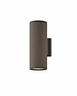 Hinkley Silo 2-Light Outdoor Light In Architectural Bronze