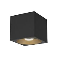 Stout 1-Light LED Flush Mount in Black