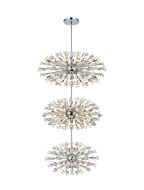 Vera 90-Light Chandelier in Chrome