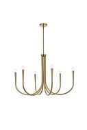 Layne 6-Light Chandelier in Gold