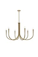 Layne 6-Light Chandelier in Gold