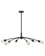 Atera 6-Light LED Chandelier in Black Oxide