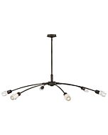 Atera 6-Light LED Chandelier in Black Oxide