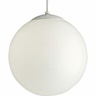 Opal Globes 1-Light Pendant in White