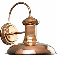 Brookside 1-Light Wall Lantern in Cognac