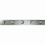 Broadway-Economy 5-Light Bathroom Vanity Light Bracket in Polished Chrome