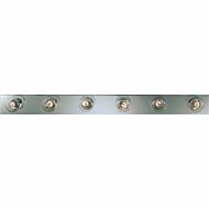 Broadway-Economy 6-Light Bathroom Vanity Light Vanity in Polished Chrome