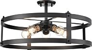 DVI Oakhurst 5-Light Chandelier in Ebony