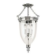 Hudson Valley Hanover 3 Light Ceiling Light in Polished Nickel