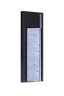 Tony 20-Light LED Outdoor Pocket Sconce in Midnight