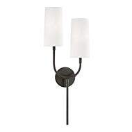 Vesper 2-Light Wall Sconce in Old Bronze