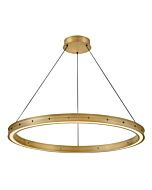 Althea LED Chandelier in Lacquered Brass