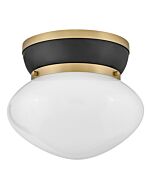 Lucy 1-Light LED Flush Mount in Black