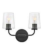 Kline 3-Light LED Bathroom Vanity Light in Black