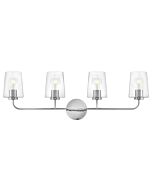 Kline 4-Light LED Bathroom Vanity Light in Chrome