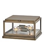 Max 2-Light LED Pier Mount in Burnished Bronze