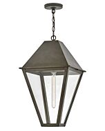 Endsley 1-Light LED Hanging Lantern in Blackened Brass