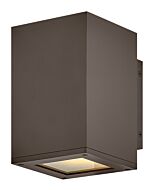 Tetra 1-Light LED Wall Mount in Architectural Bronze