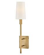 Fenwick 1-Light LED Wall Sconce in Heritage Brass