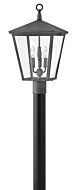 Hinkley Trellis 3-Light Outdoor Light In Aged Zinc