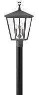 Hinkley Trellis 3-Light Outdoor Light In Aged Zinc