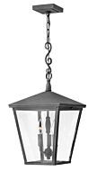 Hinkley Trellis 3-Light Outdoor Light In Aged Zinc