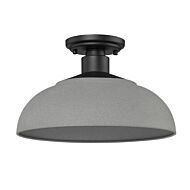 One Light Outdoor Semi-Flush Mount by Golden