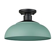 One Light Outdoor Semi-Flush Mount by Golden