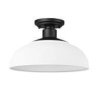 One Light Outdoor Semi-Flush Mount by Golden