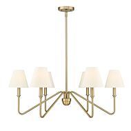 Six Light Chandelier by Golden