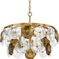 Loretta 6-Light Chandelier in Gold Ombre