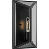 Bristol 1-Light Outdoor Wall Lantern in Matte Black