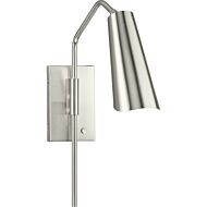 Cornett 1-Light Wall Bracket in Brushed Nickel