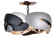 Four Light Semi Flush Mount by George Kovacs