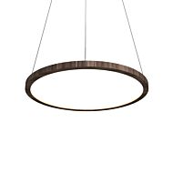 Naia LED Pendant in American Walnut