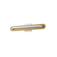 Loop 1-Light LED Wall Sconce in Gold