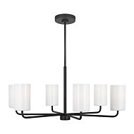 Rhett 6-Light Chandelier in Black