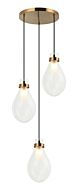 Three Light Pendant by Matteo Lighting