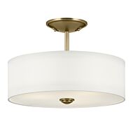 Three Light Semi Flush Mount by Kichler