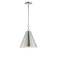 Veritas 1-Light Pendant in Satin Nickel