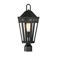 Oxford 1-Light Outdoor Post Mount in Black