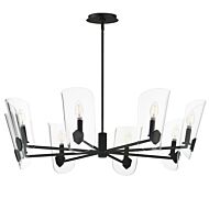 Armory 8-Light Chandelier in Black