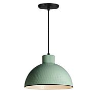 Rockport 1-Light Pendant in Sage Green