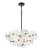 DVI Carousel 6-Light Pendant in Ebony