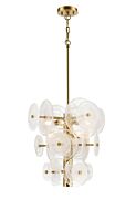 DVI Carousel 8-Light Pendant in Brass