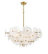 DVI Carousel 4-Light Pendant in Brass