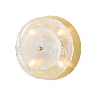 DVI Carousel 4-Light Flush Mount in Brass