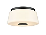 DVI Robson Hall 3-Light Flush Mount in Ebony