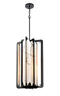 DVI Jasper 4-Light Foyer Pendant in Ebony